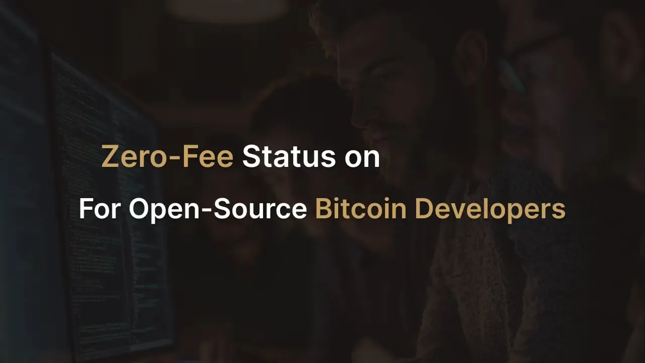 Zero Fees on Equinoxex for Open-Source Bitcoin Development