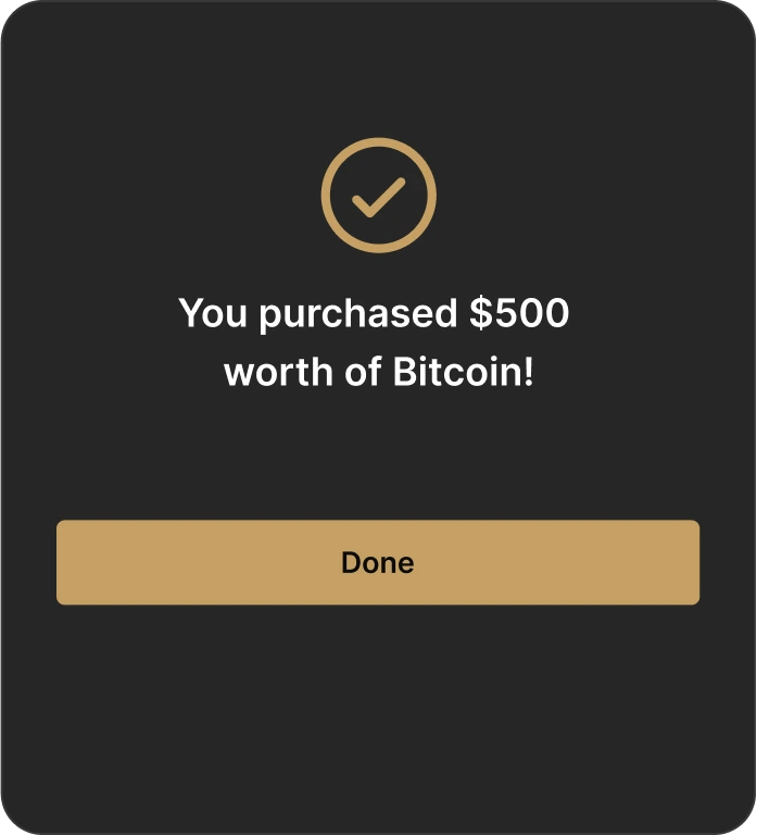 Step 3: Buying Bitcoin on Equinoxex
