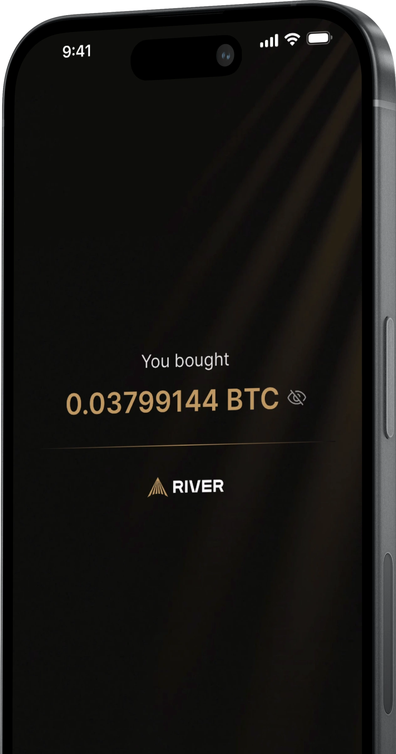 Mobile interface showing Equinoxex's Bitcoin buying process